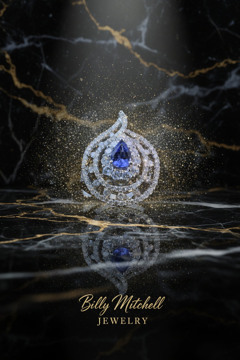 145833 - 2.79 ctw tanzanite and diamond ring