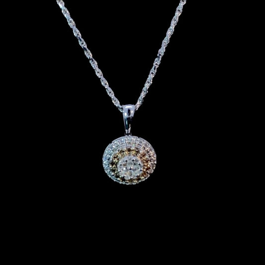 .33 ctw diamond pendant