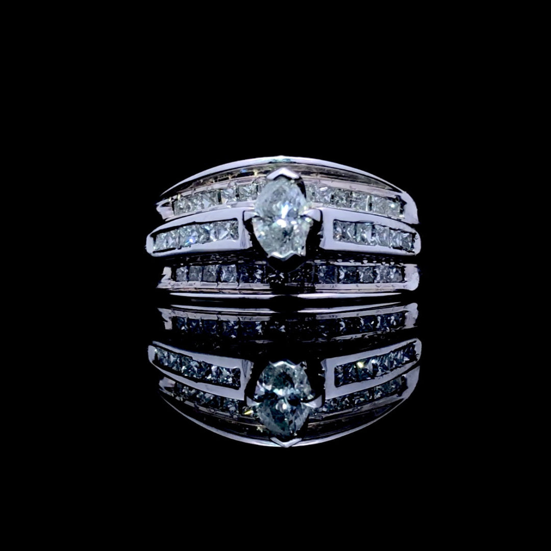 139190 - 1.36 ctw diamond ring