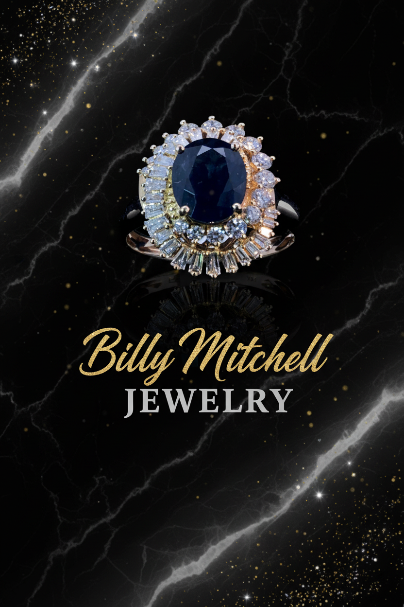 160454 - 2.51 ctw Sapphire and diamond ring