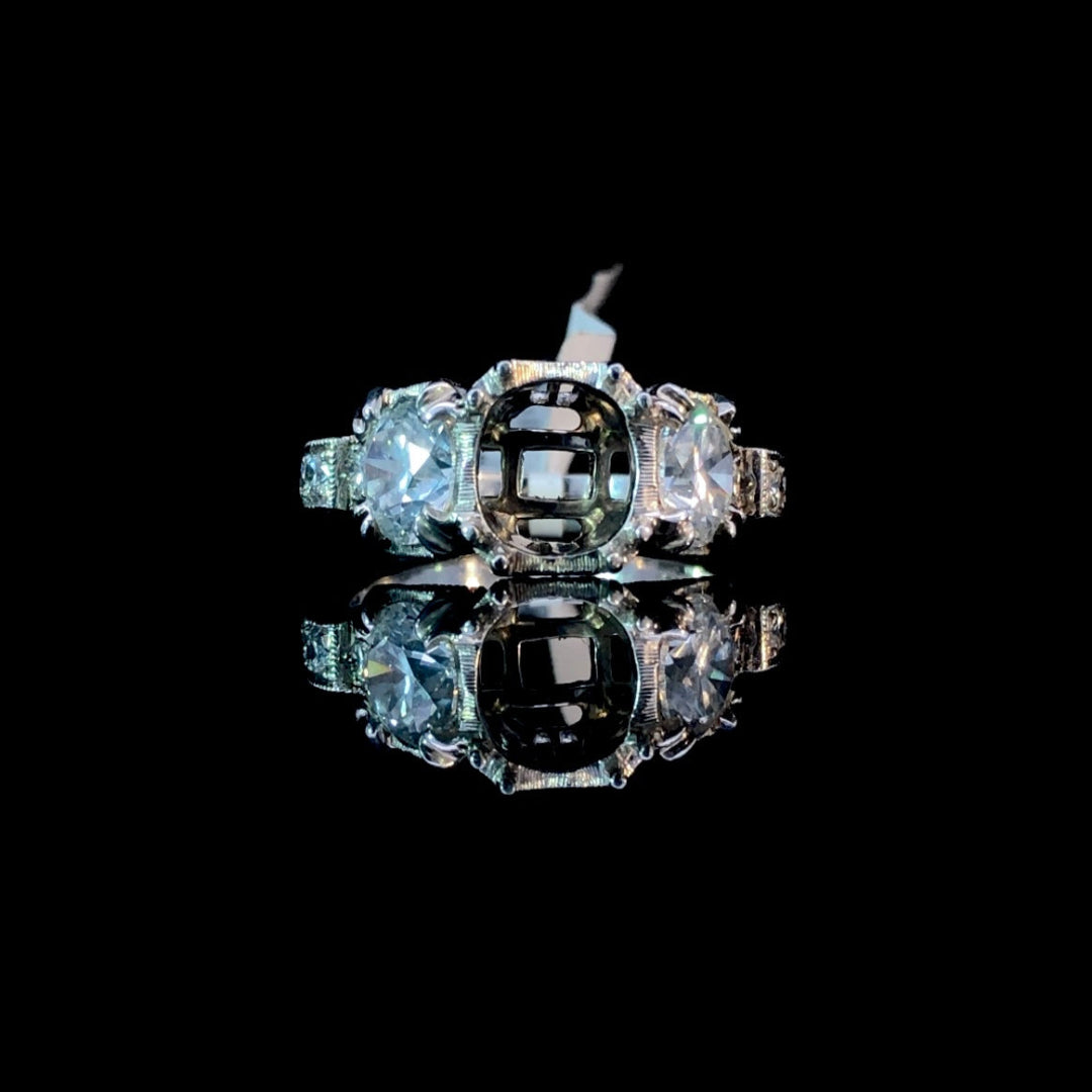 165736 - 1.68 ctw diamond semi mount