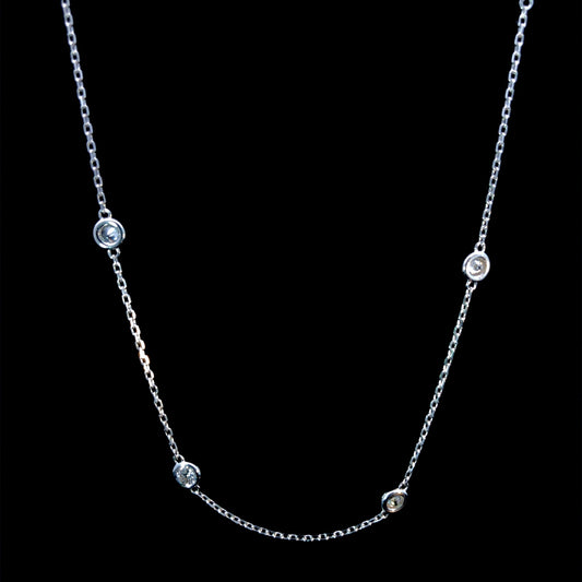 165852 - 1.46ctw diamond necklace