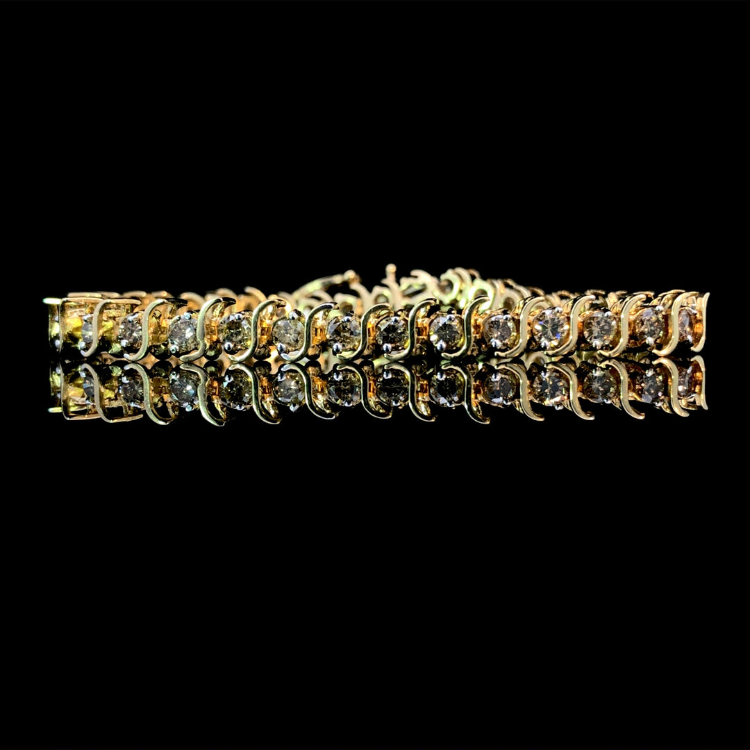 144474 - 5.00 ctw diamond tennis bracelet