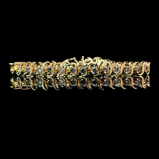144474 - 5.00 ctw diamond tennis bracelet