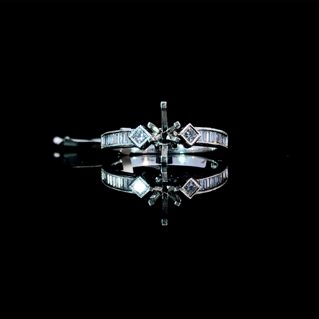 117949 - .47ctw diamond semi mount