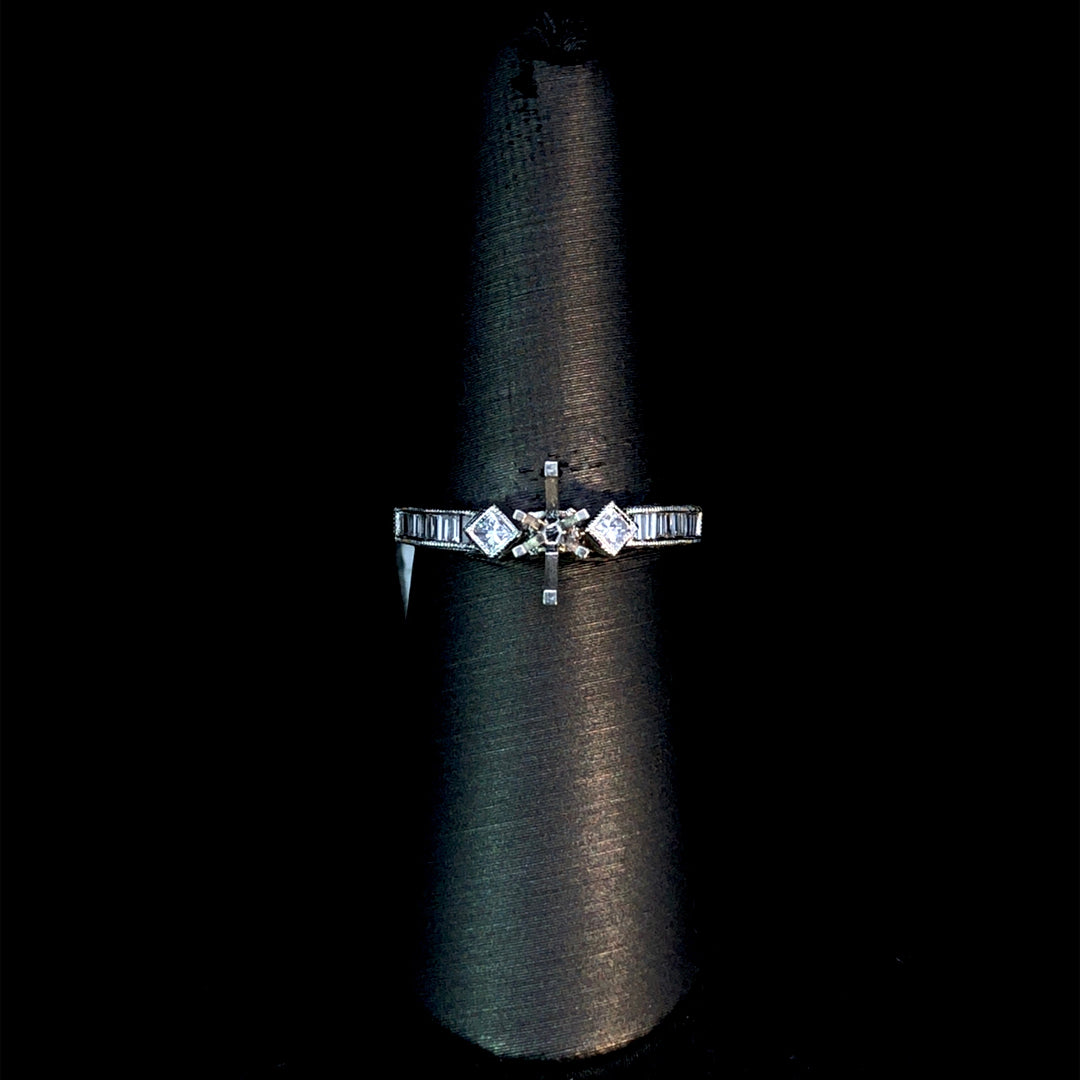 117949 - .47ctw diamond semi mount