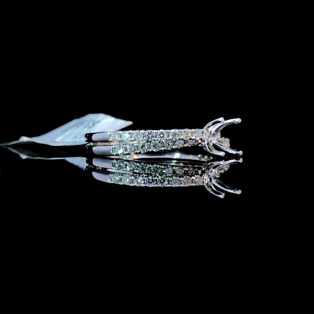161667 - .48ctw diamond semi mount