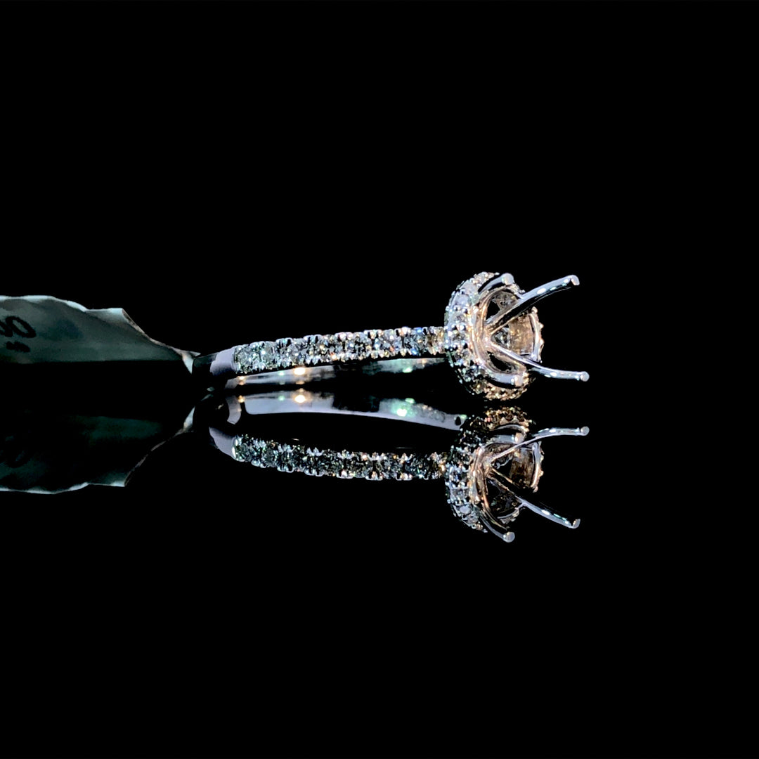 159300 - .38ctw diamond semi mount