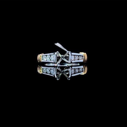 101640 - .42ctw diamond semi mount