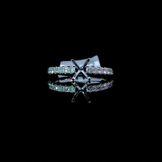 161671 - .42ctw diamond semi mount