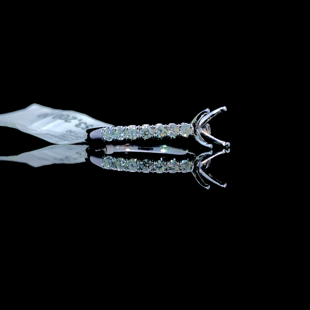 161671 - .42ctw diamond semi mount