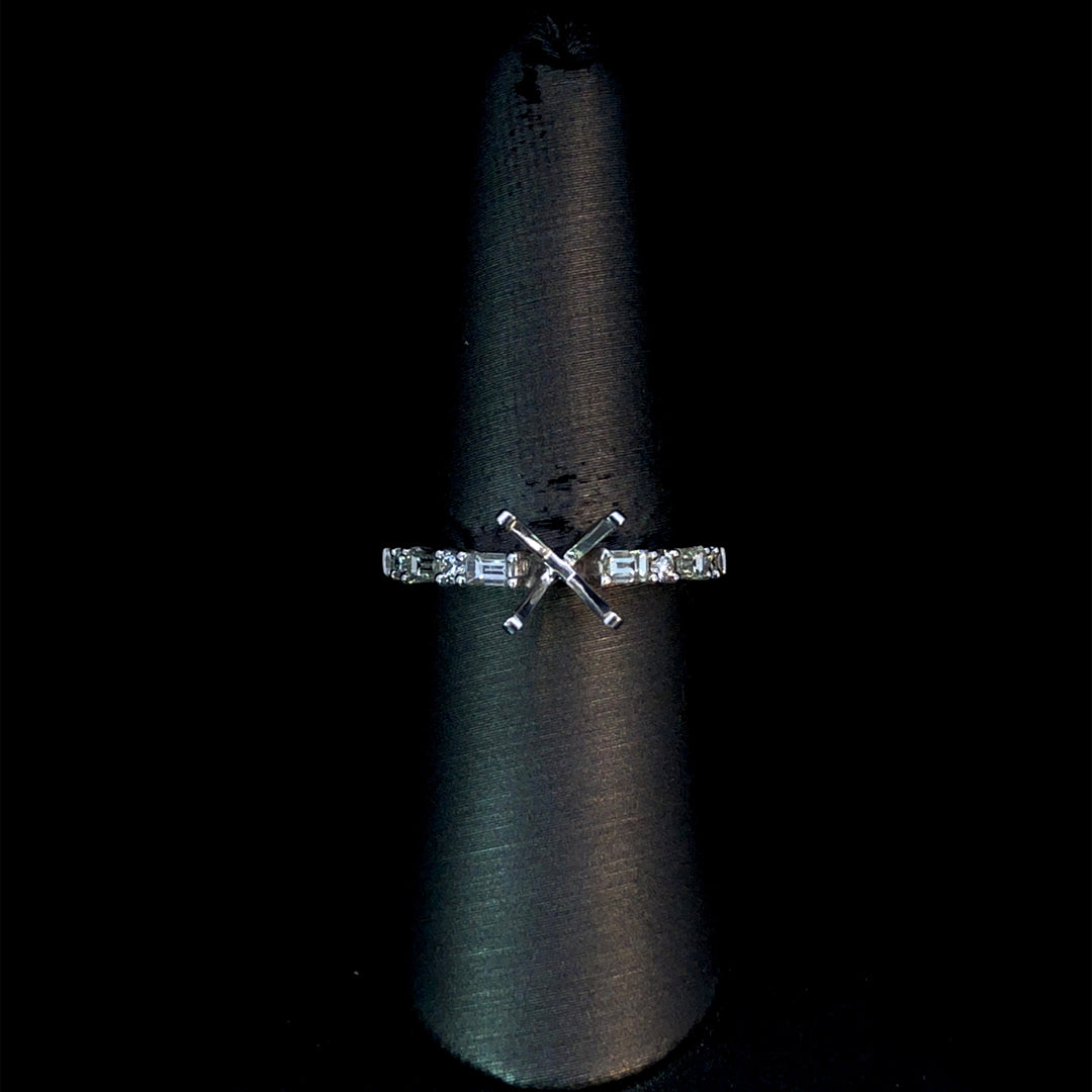 165888 - .72ctw diamond semi mount