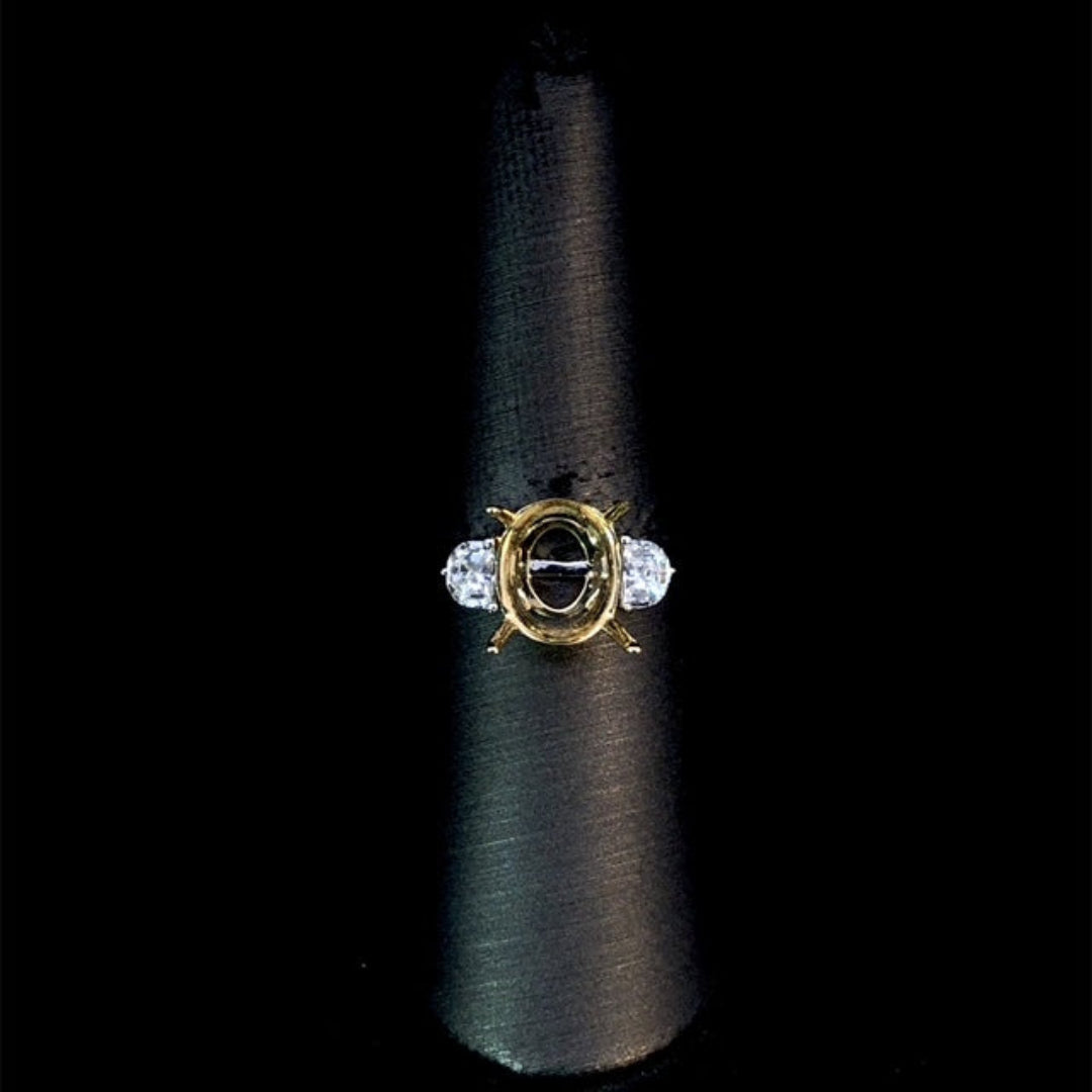 165876 - .43ctw diamond semi mount