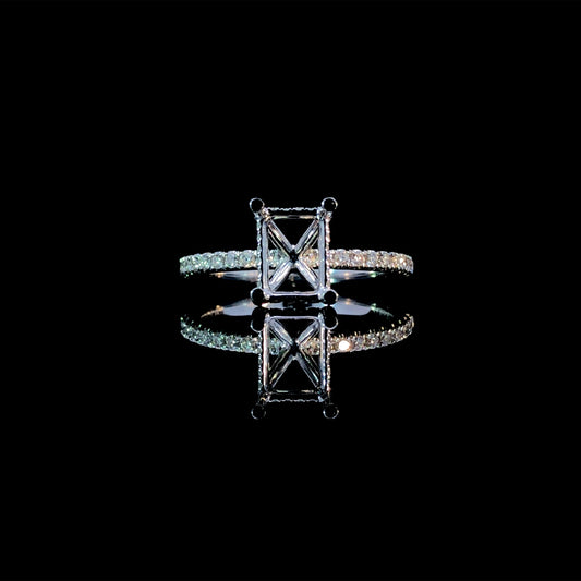 165880 - .23ctw diamond semi mount