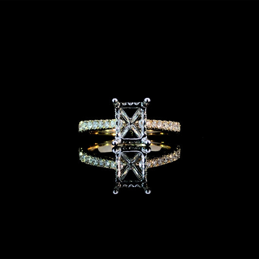 165881 - .51ctw diamond semi mount