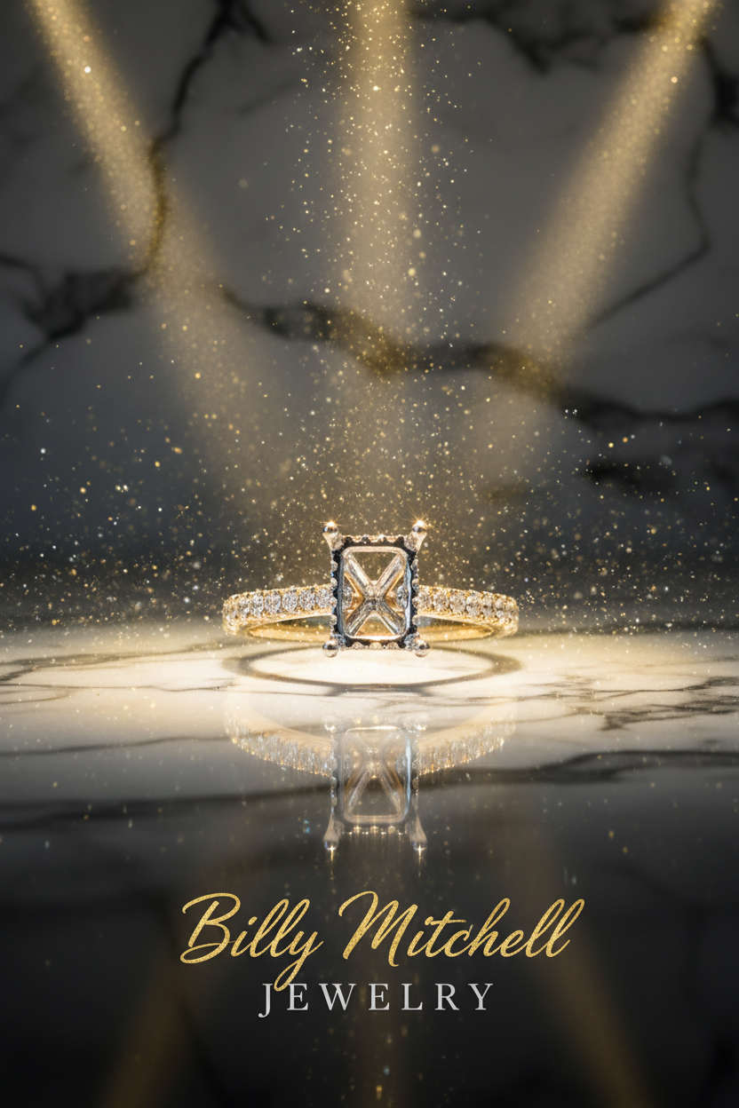 165881 - .51ctw diamond semi mount