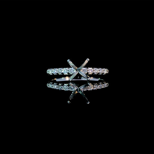 165878 - .24ctw diamond semi mount