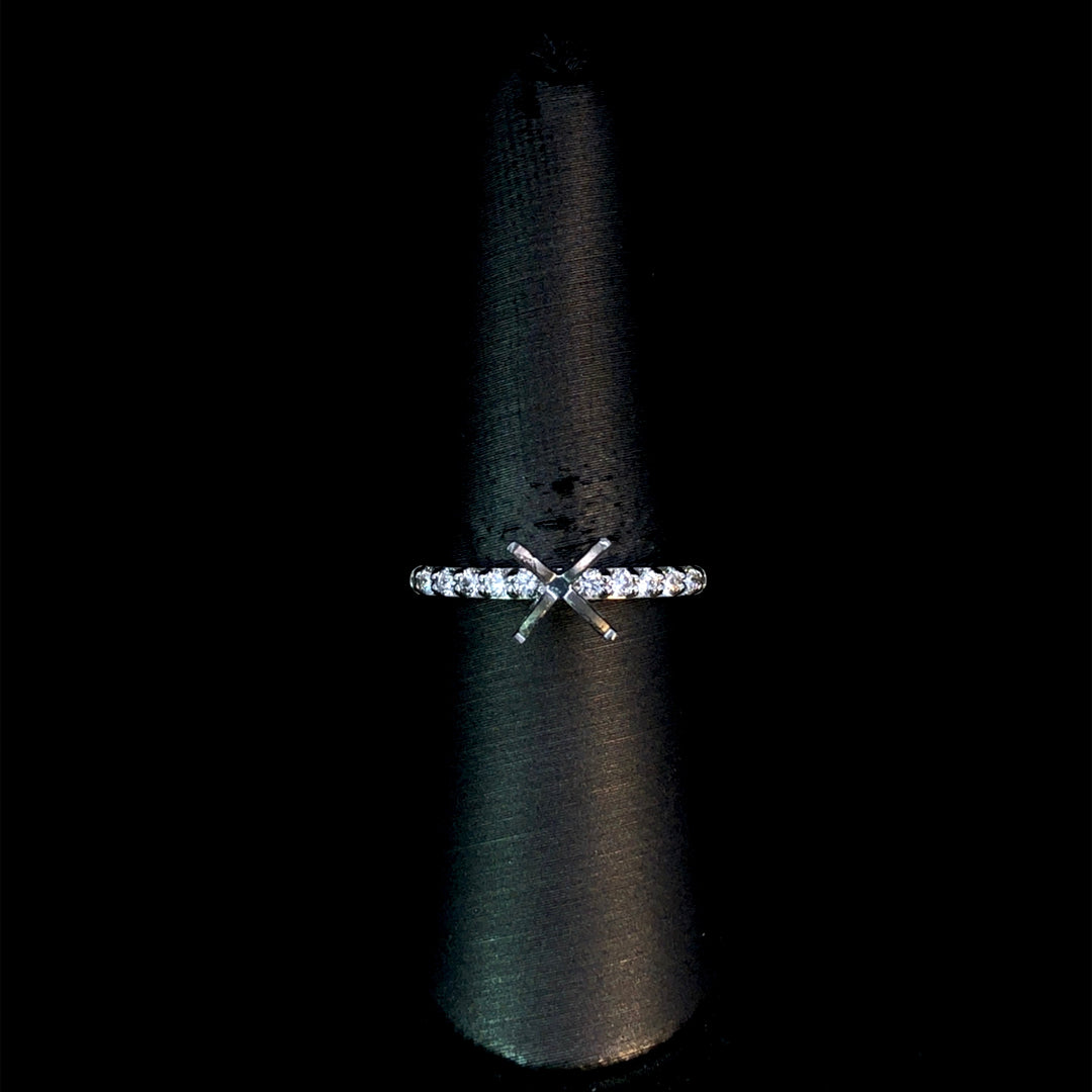 165878 - .24ctw diamond semi mount