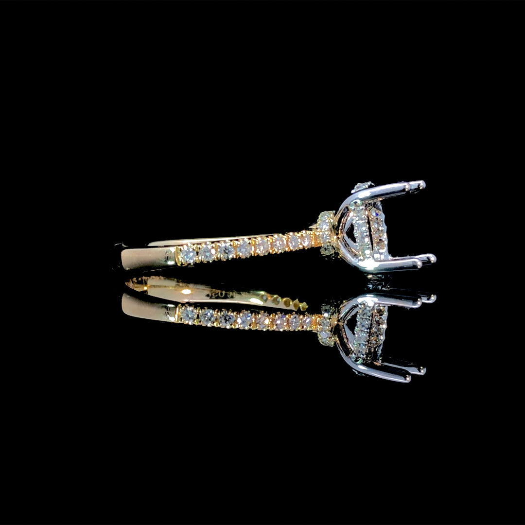 165882 - .31ctw diamond semi mount