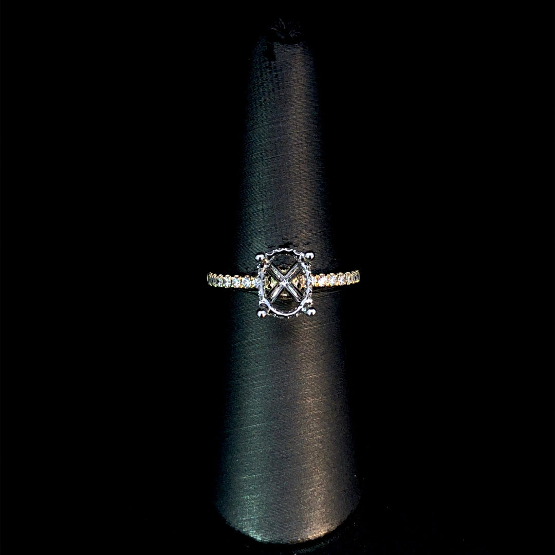 165882 - .31ctw diamond semi mount