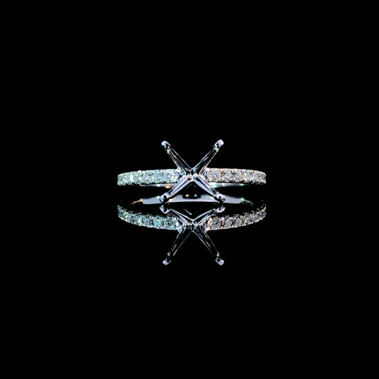 165892 - .23ctw diamond semi mount