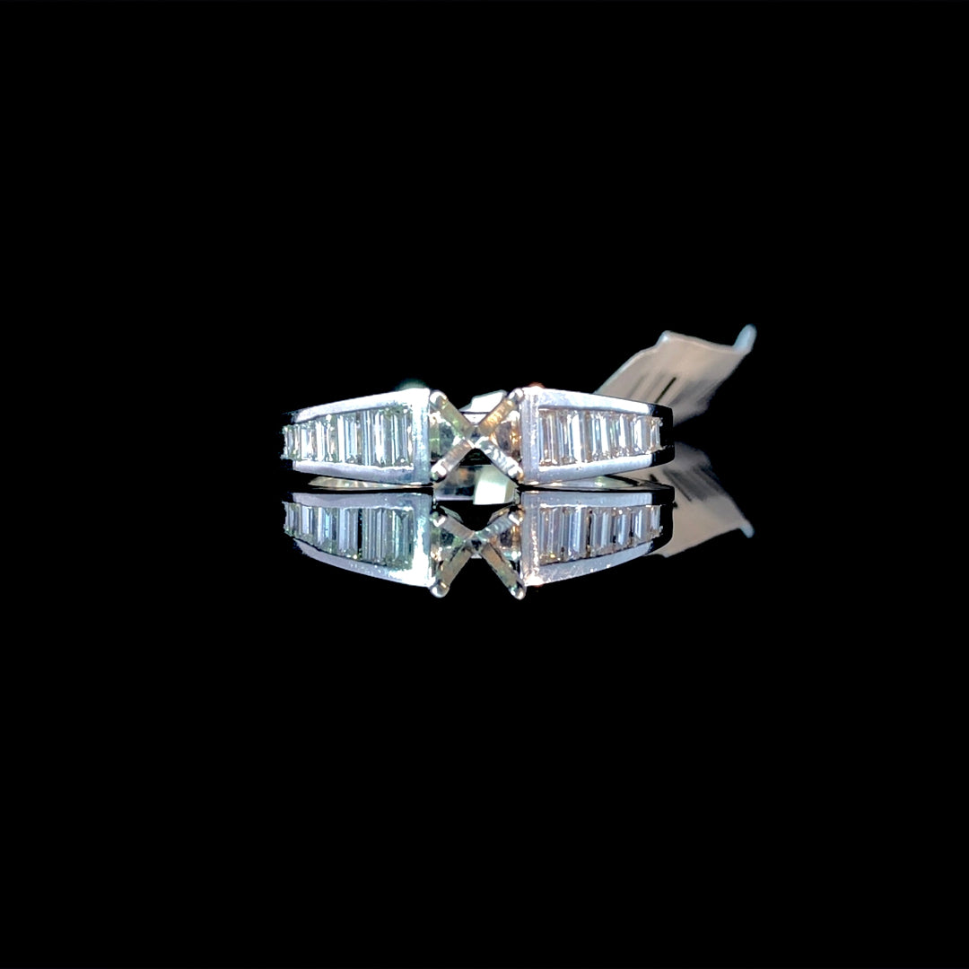 110649 - .59 ctw diamond semi mount