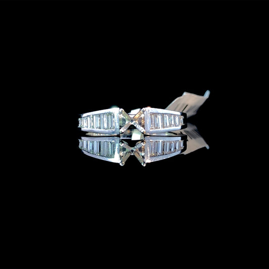 110649 - .59 ctw diamond semi mount