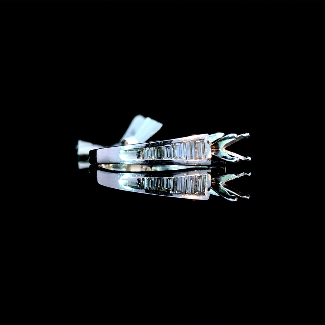 110649 - .59 ctw diamond semi mount