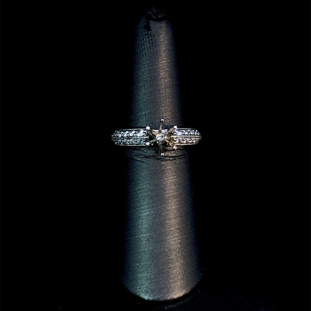 142491 - .45 ctw diamond semi mount