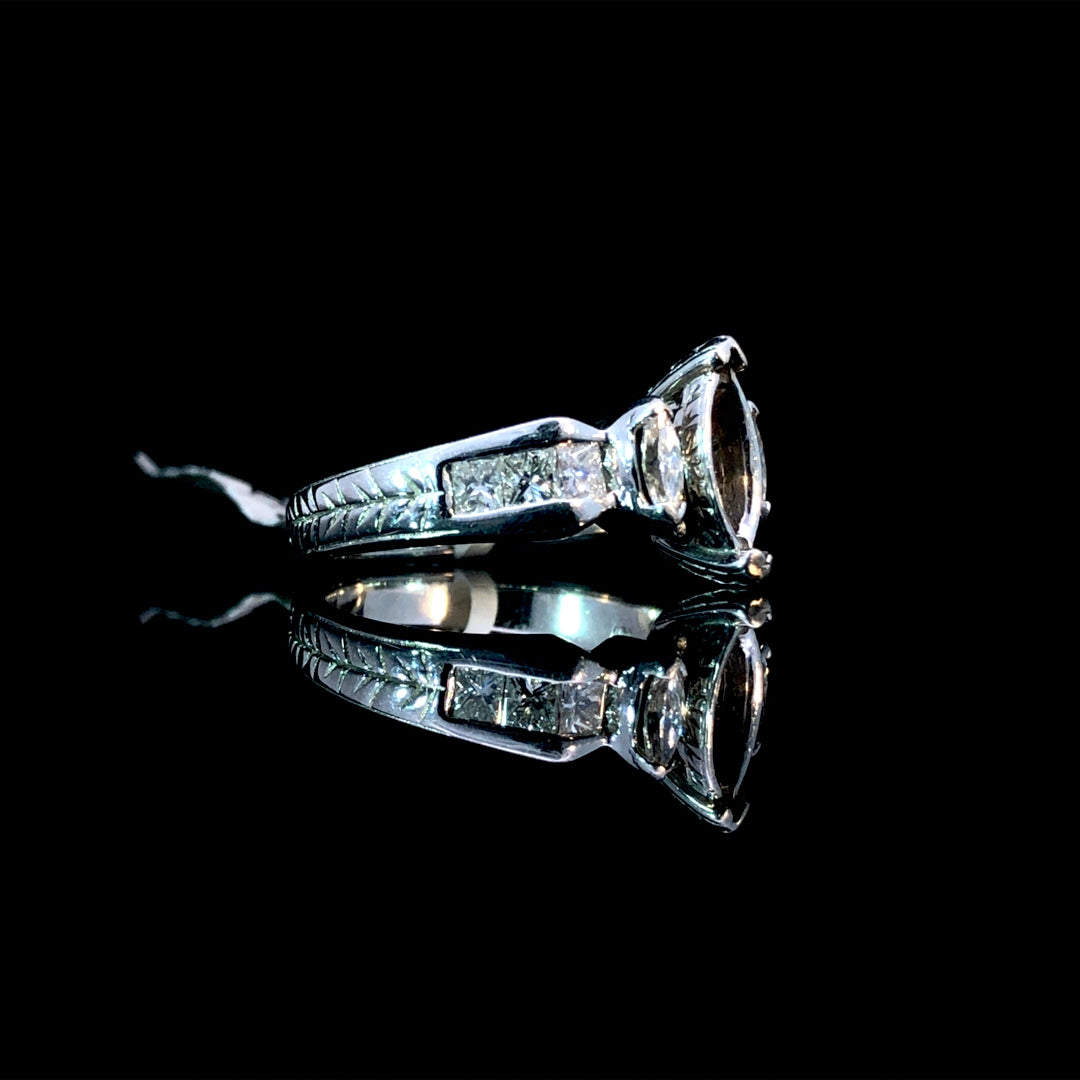 113521 - .65 ctw diamond semi mount