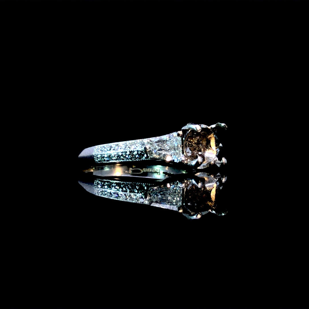 127864 - .53 ctw diamond semi mount