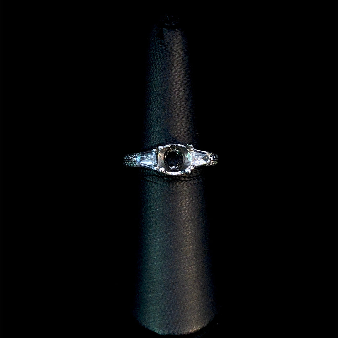 127864 - .53 ctw diamond semi mount