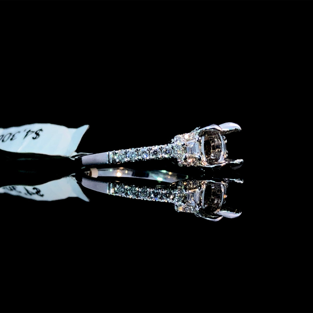 147524 - .41 ctw diamond semi mount