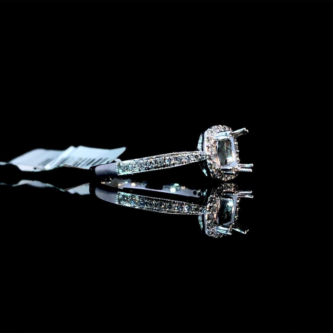 152882 - .34 ctw diamond semi mount