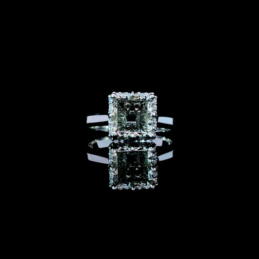 124203 - .18 ctw diamond semi mount