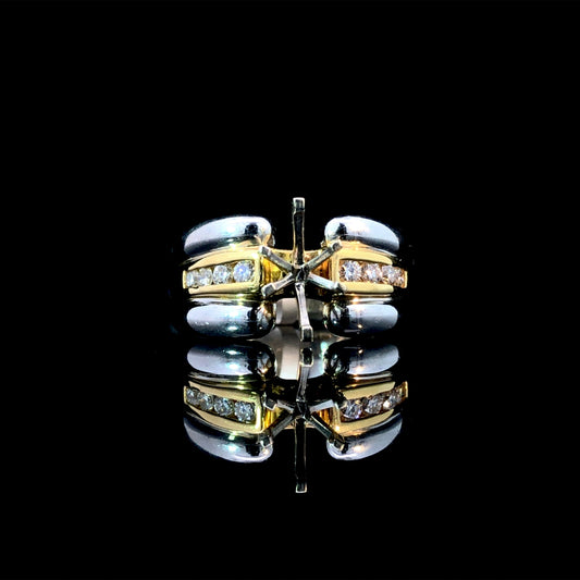 110011 - .24 ctw diamond semi mount