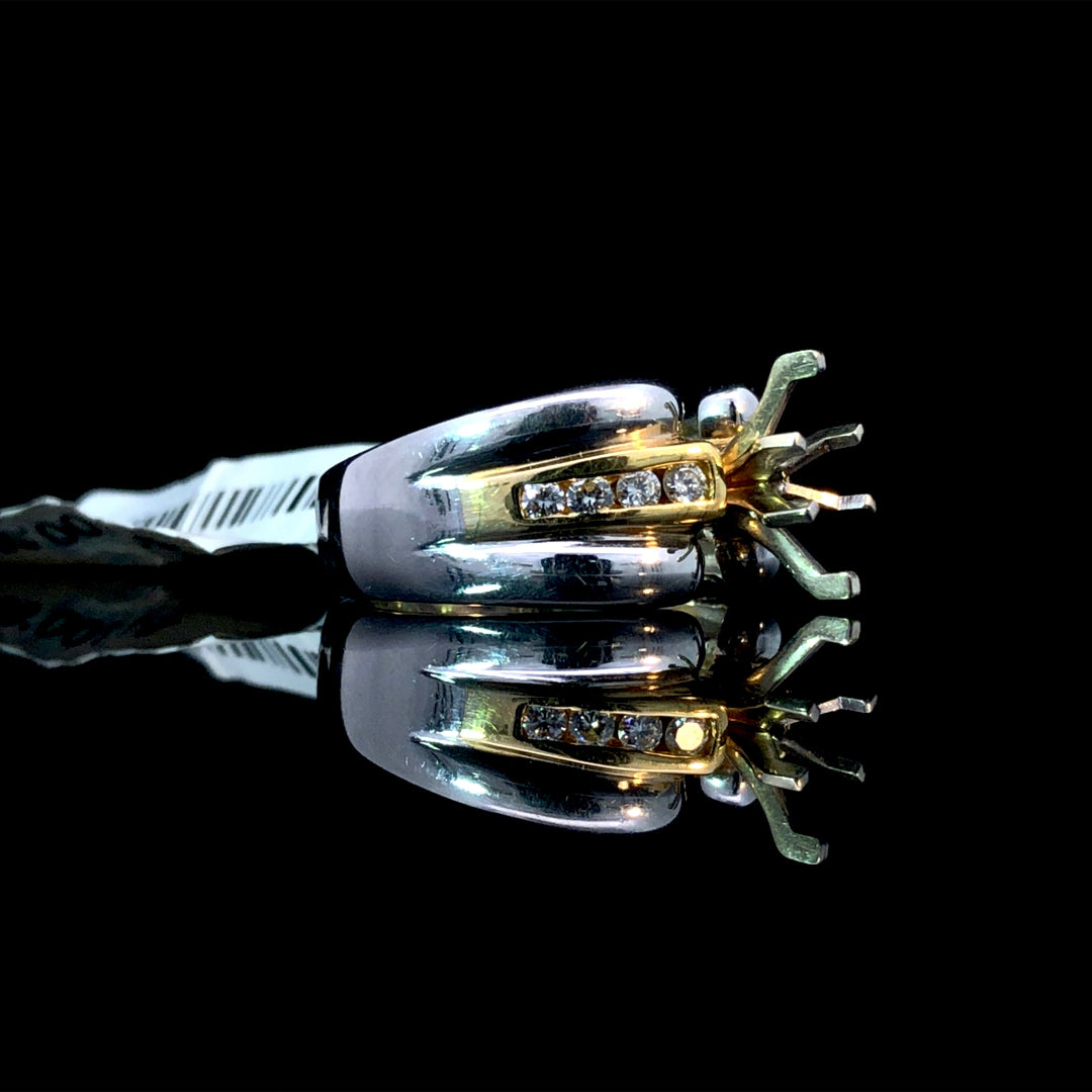 110011 - .24 ctw diamond semi mount