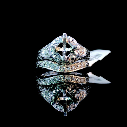 139076 - .20 ctw diamond semi mount