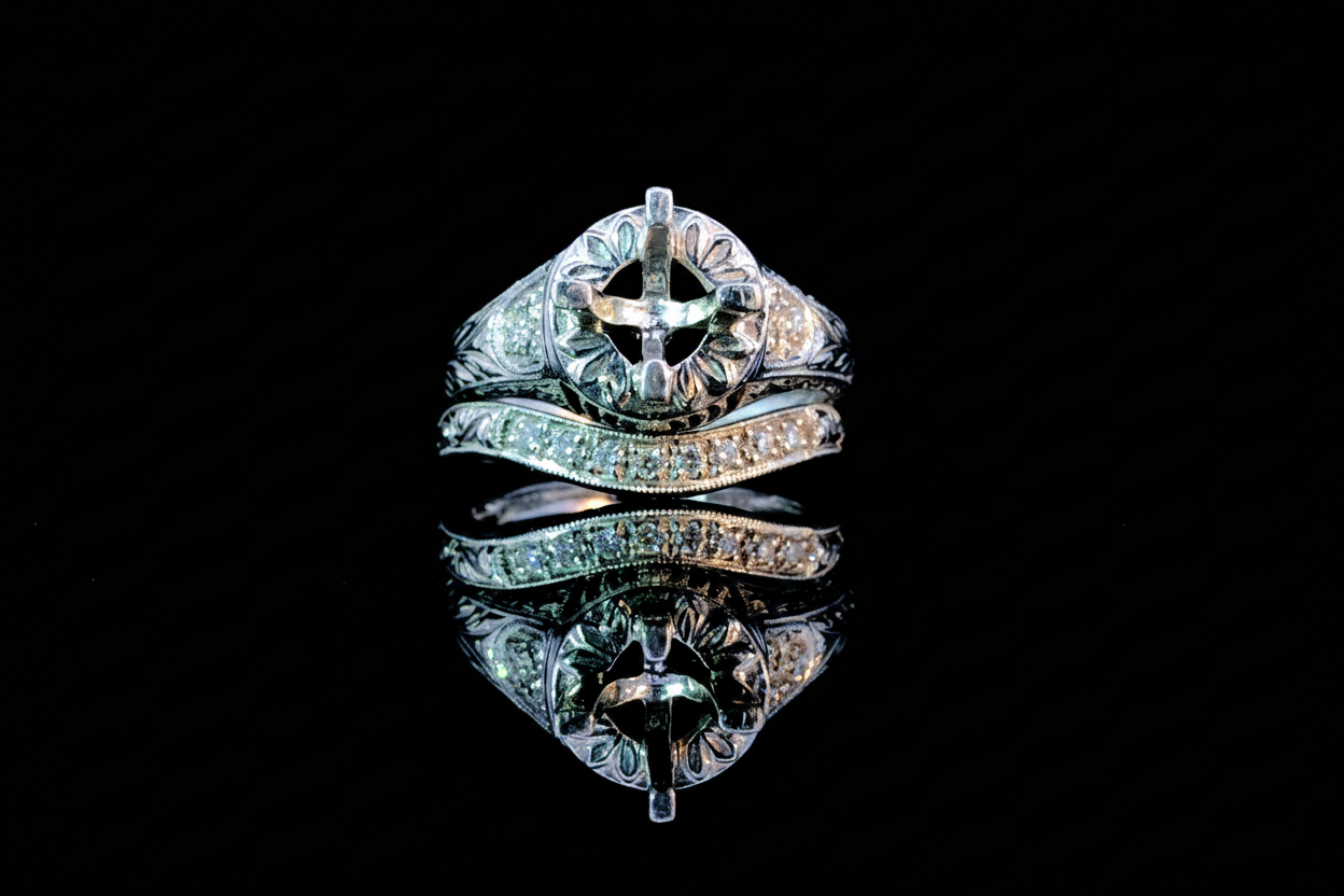 139076 - .20 ctw diamond semi mount