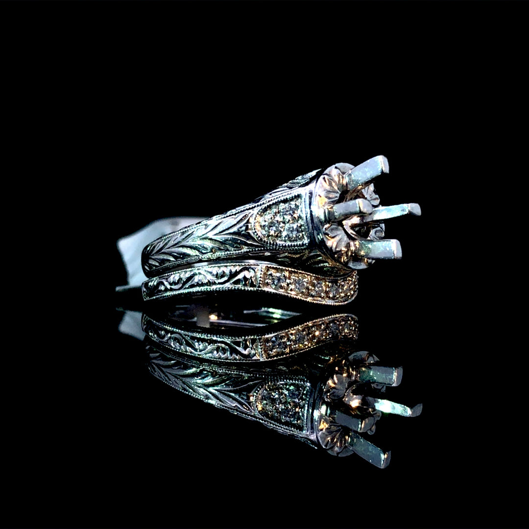 139076 - .20 ctw diamond semi mount