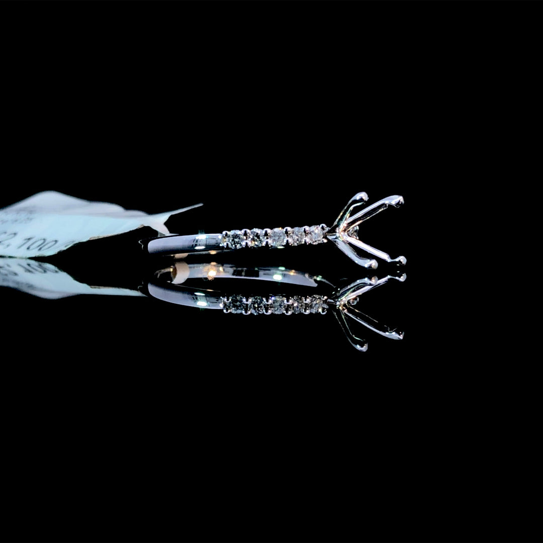 162583 - .19 ctw diamond semi mount