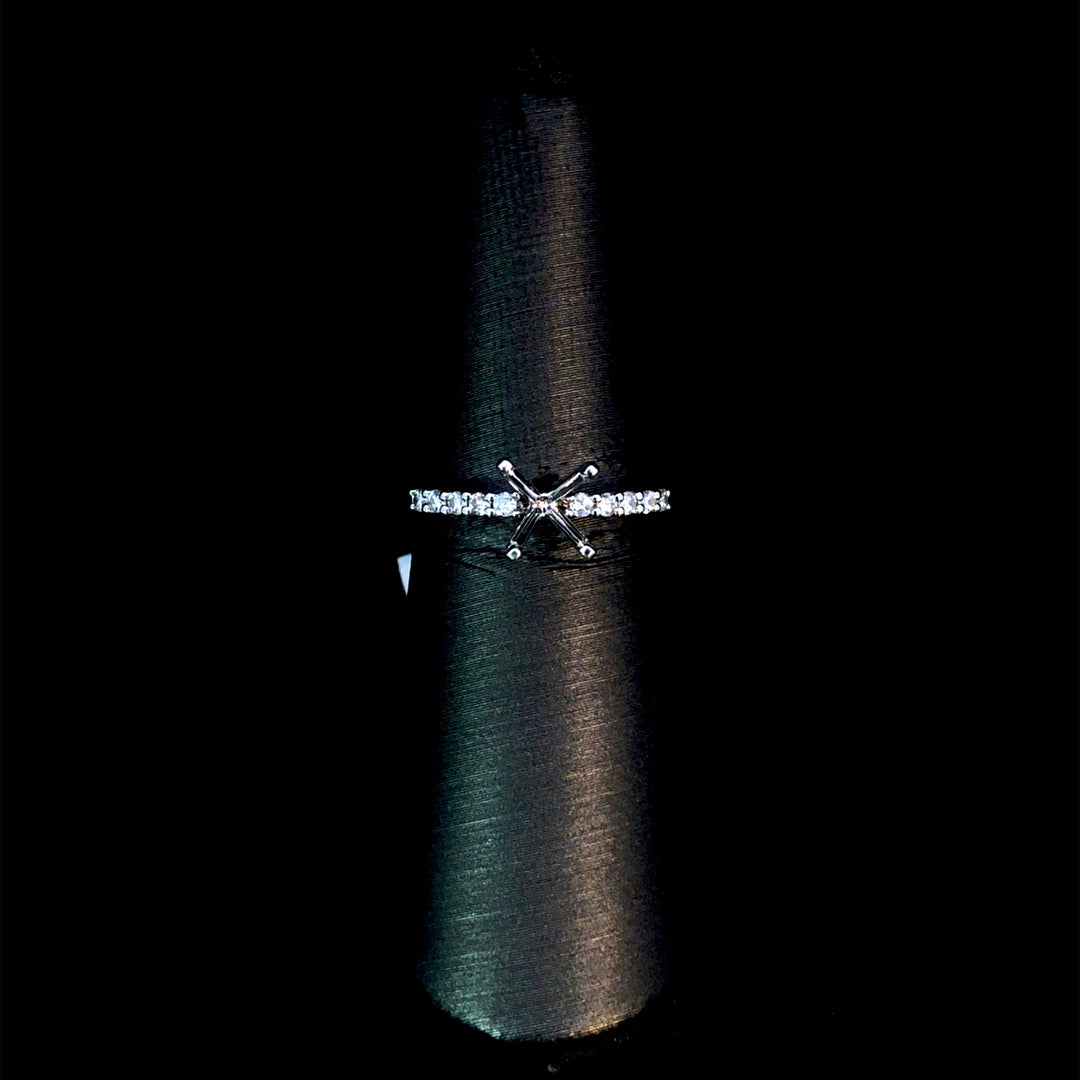 162583 - .19 ctw diamond semi mount