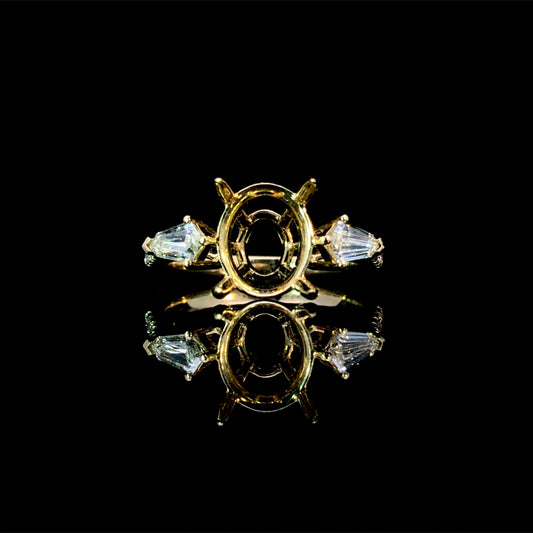 165898 - .59 ctw diamond semi mount