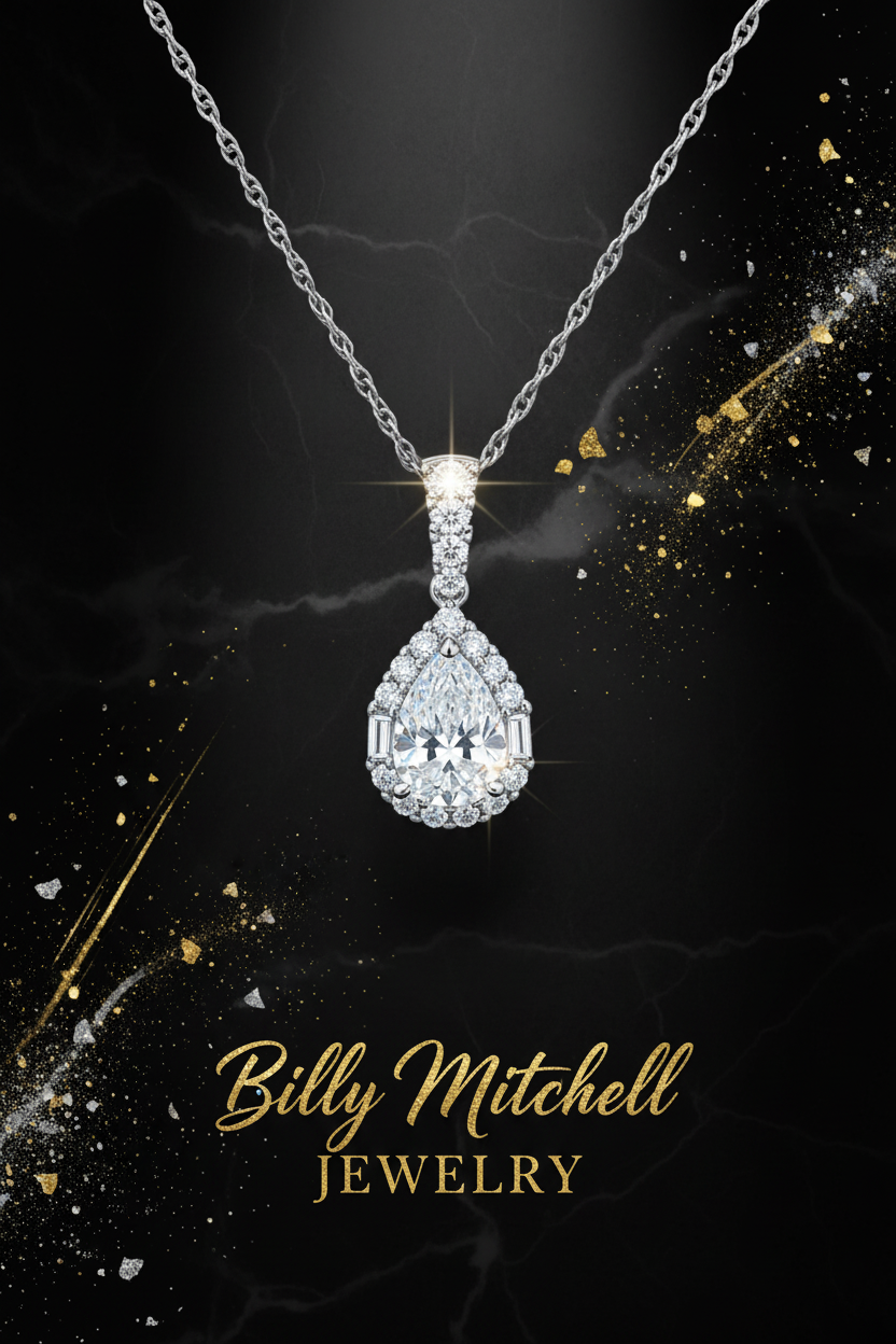 165910 - .34 ctw diamond pendant mount