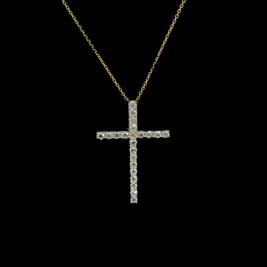 165913 - .41 ctw diamond cross