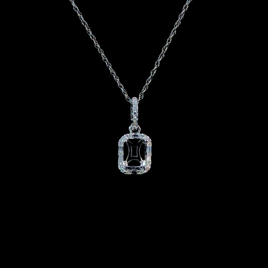 165915 - .15 ctw diamond pendant mount