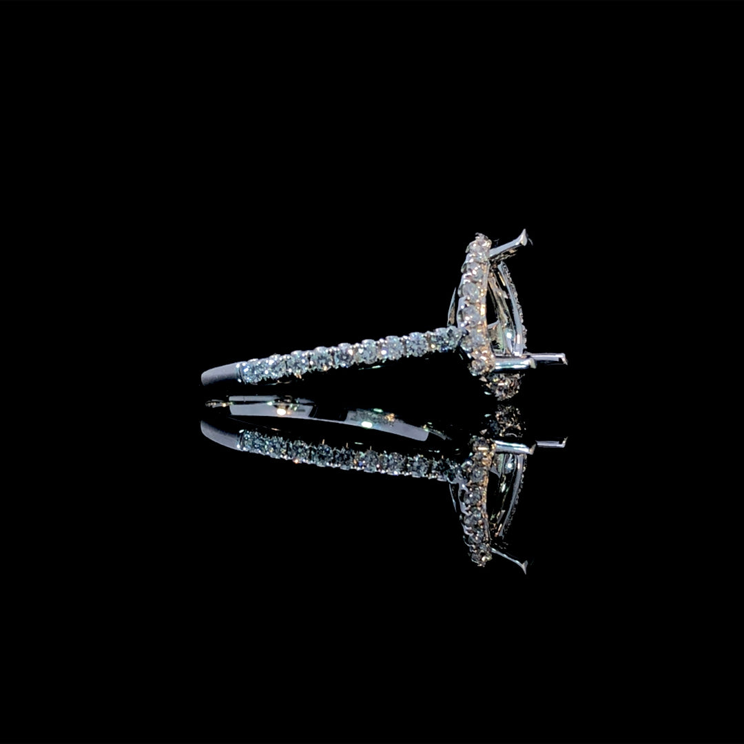 157877 - .57 ctw diamond semi mount