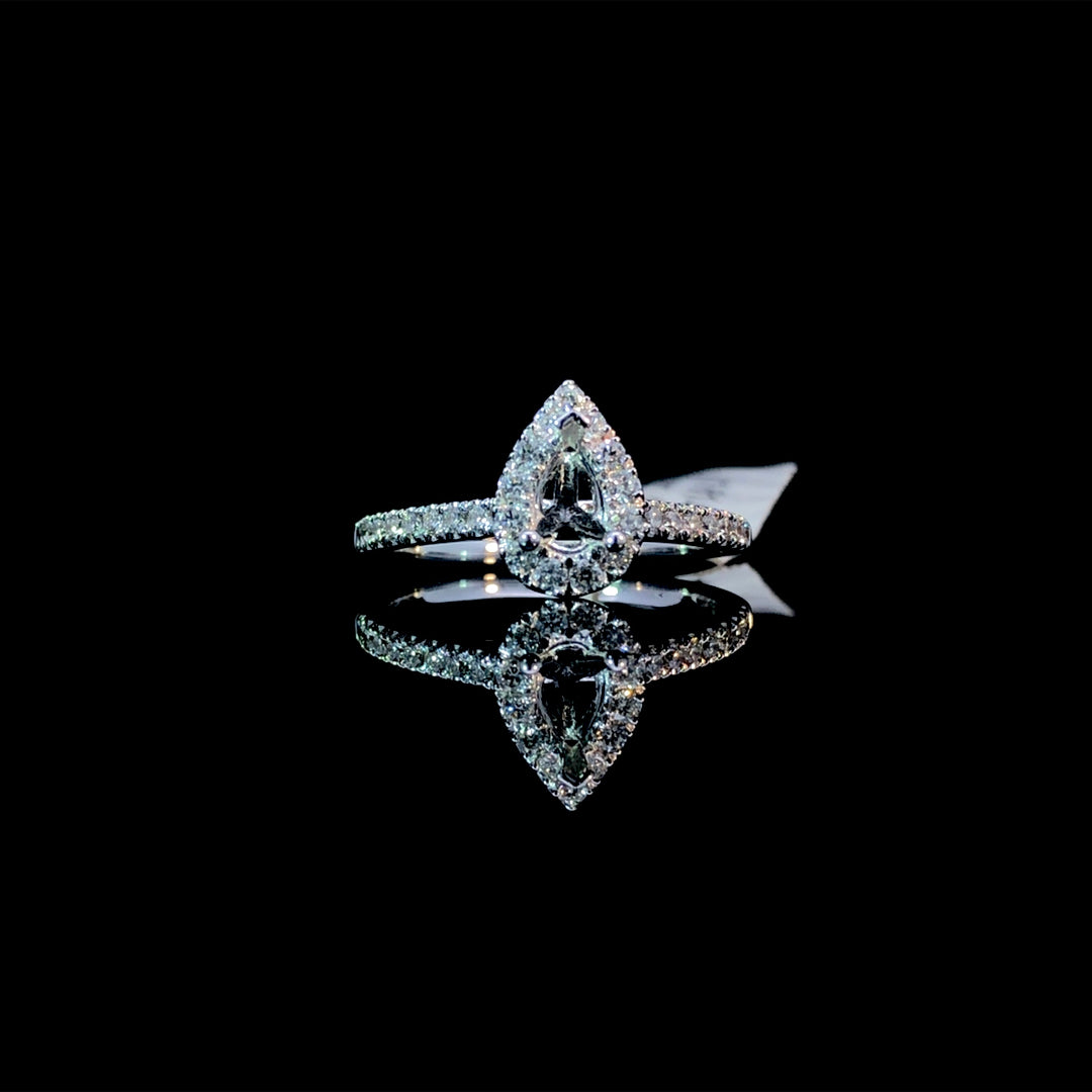 161457 - .39 ctw diamond semi mount