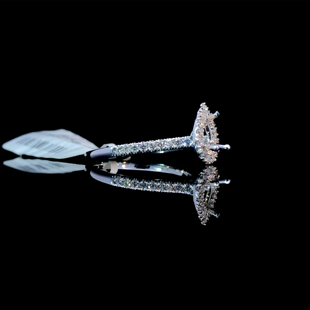 161457 - .39 ctw diamond semi mount