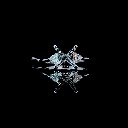 164201 - .14 ctw diamond semi mount